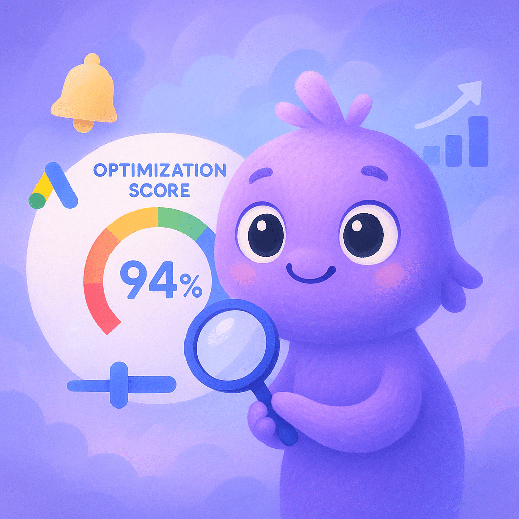 Campagne Google Ads | Les clés pour une optimisation efficace 1 score d'optimisation google ads