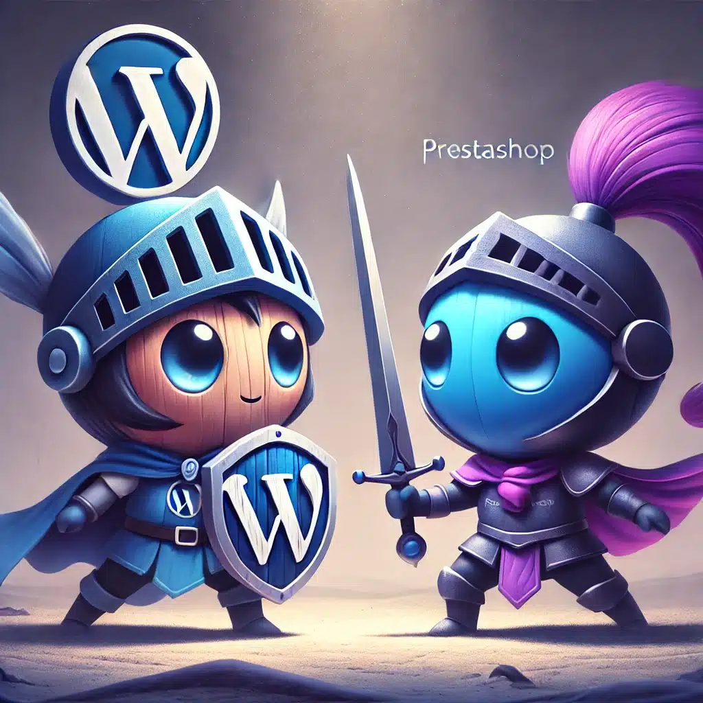 duel entre prestashop et wordpress