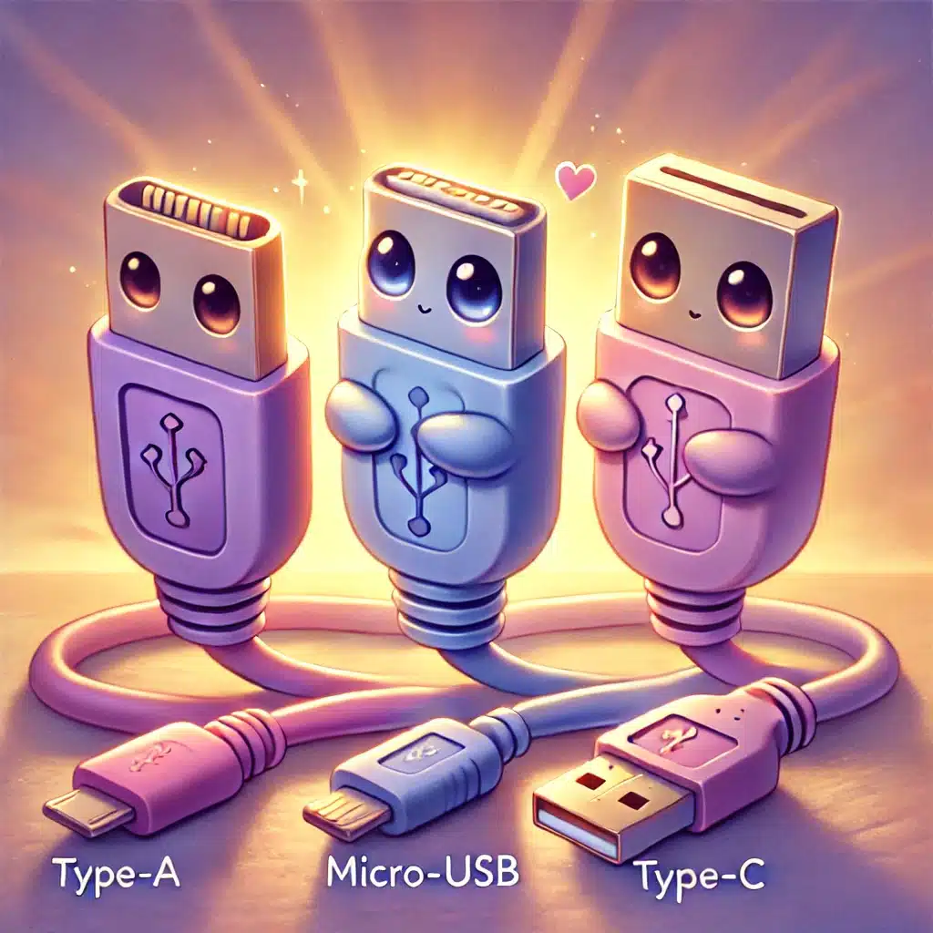 différents types usb