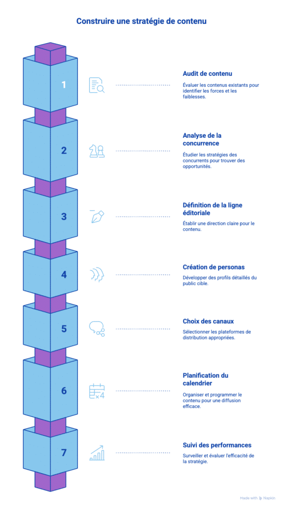 Les étapes clés pour construire sa stratégie de contenu