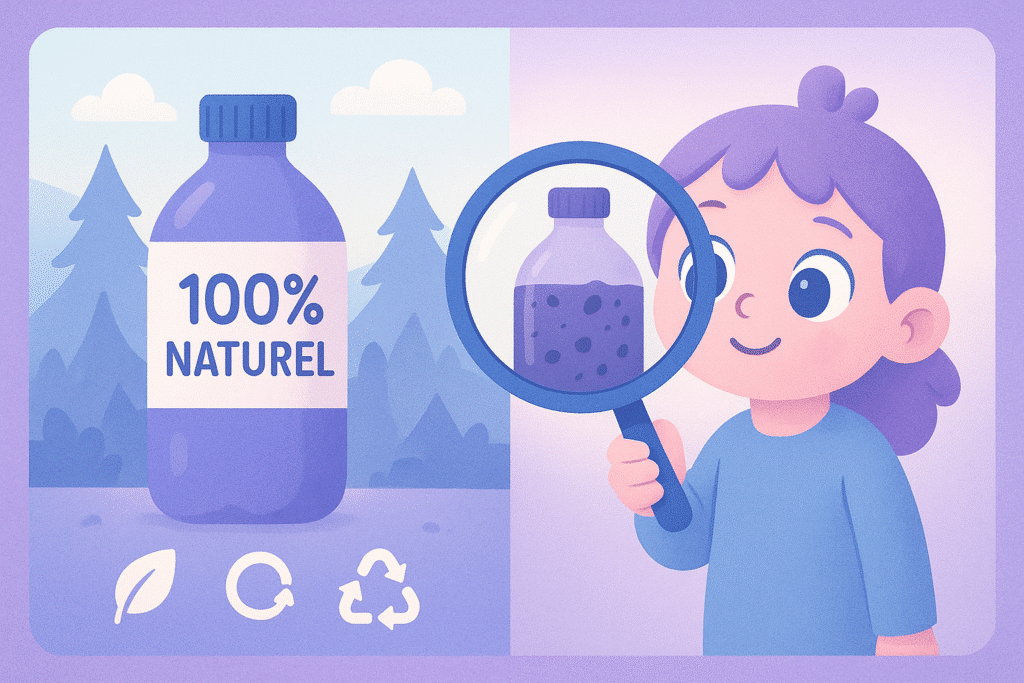 Publicité écoresponsable | La clé de croissance verte 3 produits naturels