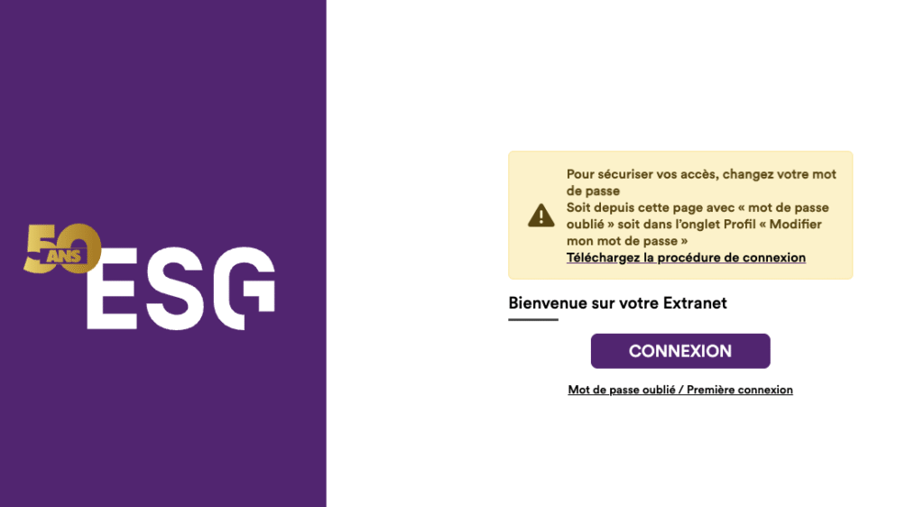 Extranet ESG | Votre bureau virtuel dans les écoles du Groupe ESG 2 esg extranet