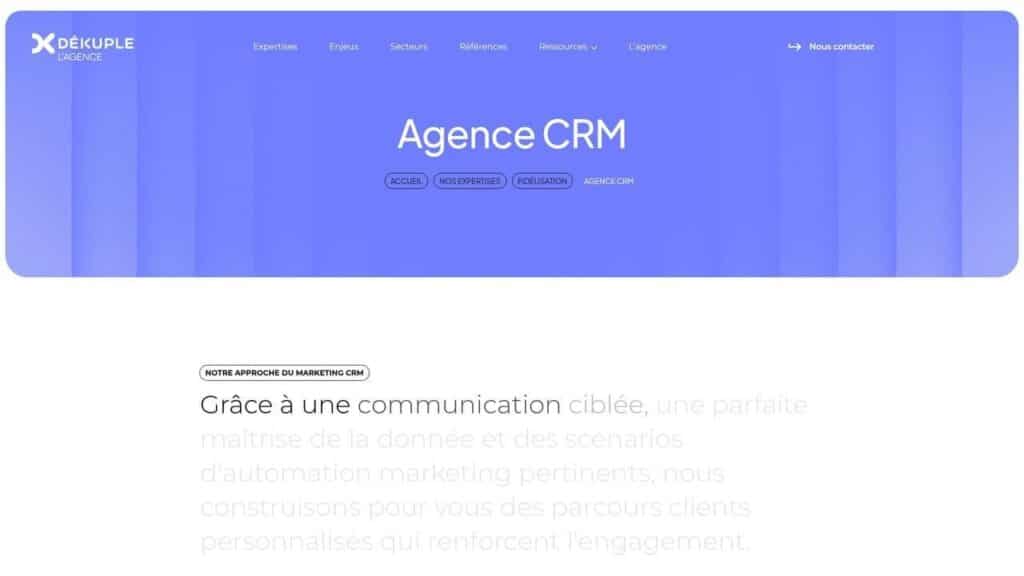 Les meilleures agences CRM en France : Notre top 6 3