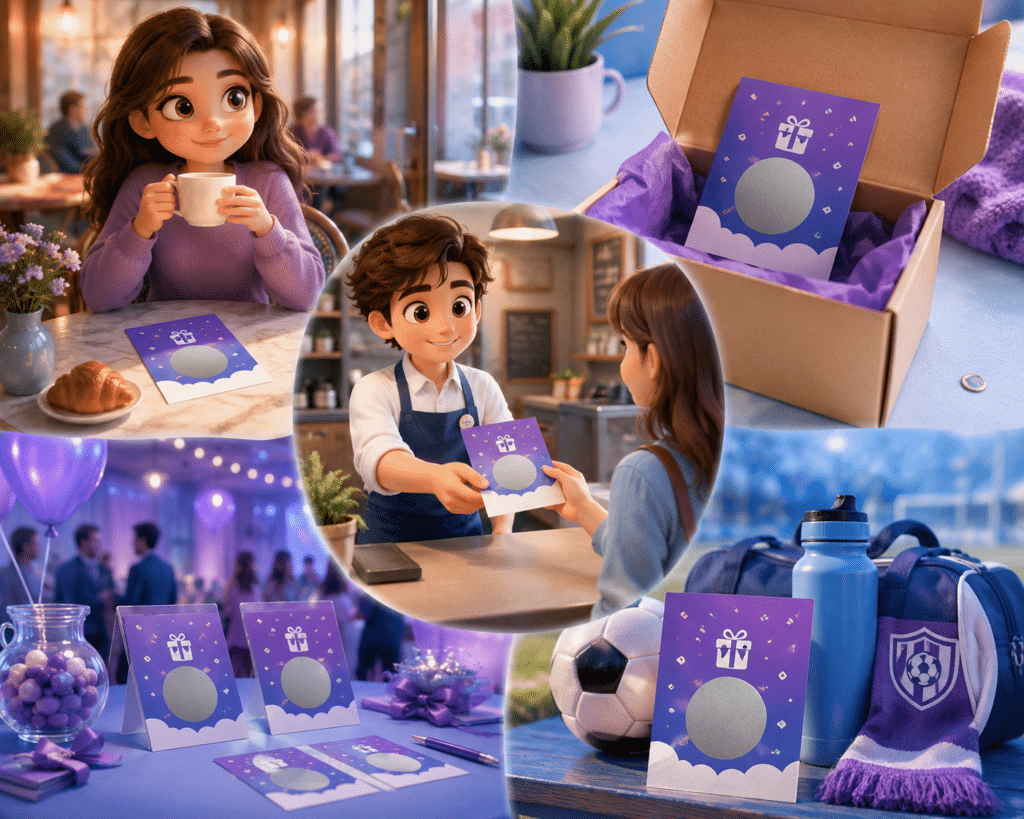 Marketing | Choisir des tickets à gratter personnalisables 1 tickets personnalisés